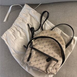Stella McCartney mini backpack with Black Accents
